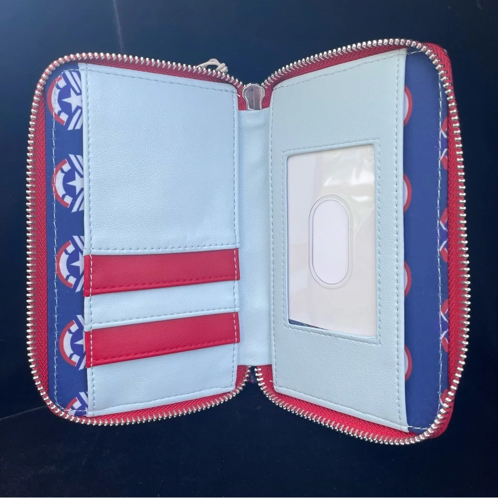 Loungefly The Falcon and the Winter Soldier Zip Around Wallet